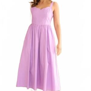 NEW HAILEY & CO stardust sweetheart dress in lavender